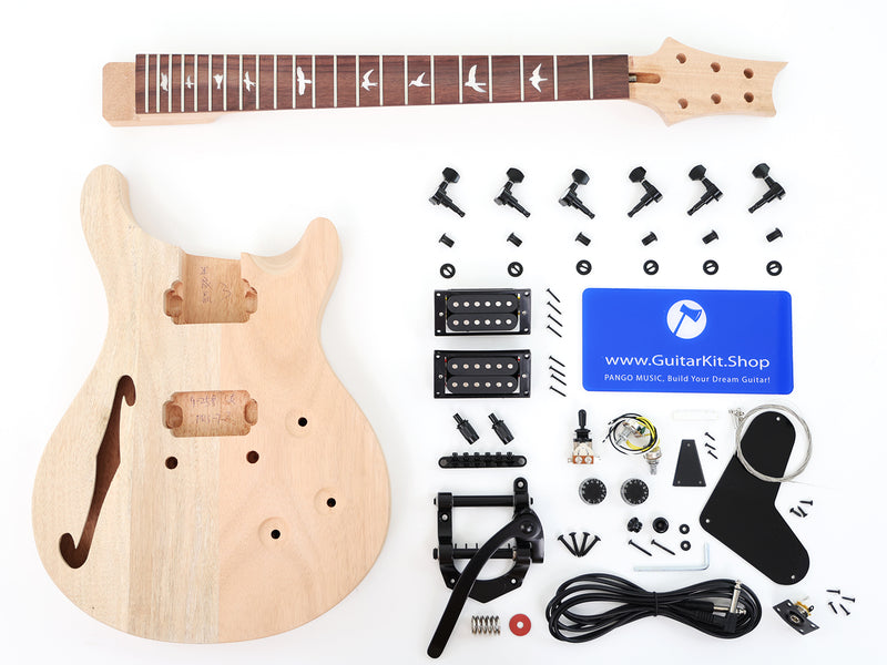 PRS Style F Holes Body DIY Electric Guitar Kit (PRS-728X)