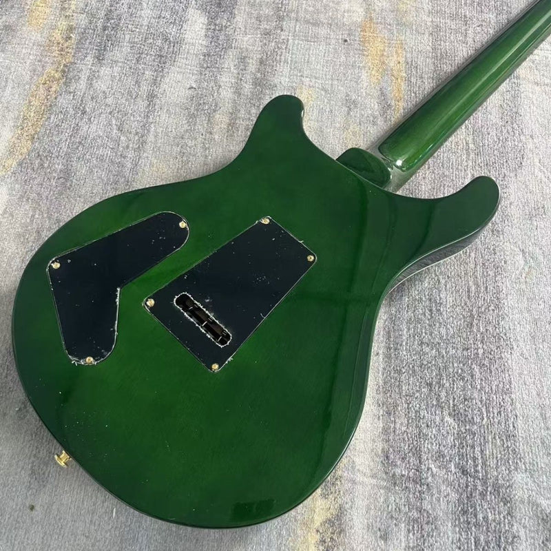 PRS Style Single Tremolo Electric Guitar | Dragon Body Inlay | Gold Hardware (LRG-056)