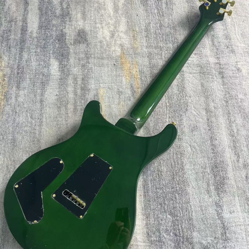 PRS Style Single Tremolo Electric Guitar | Dragon Body Inlay | Gold Hardware (LRG-056)
