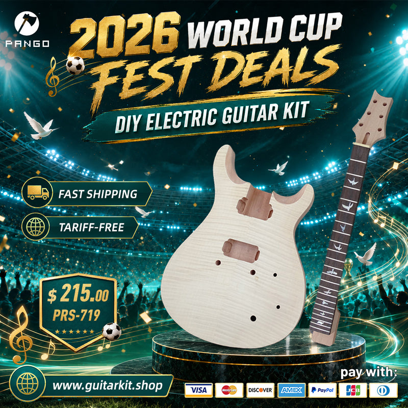 PRS Style DIY Electric Guitar Kit (PRS-719F, Fast Shipping, Tariff-free)