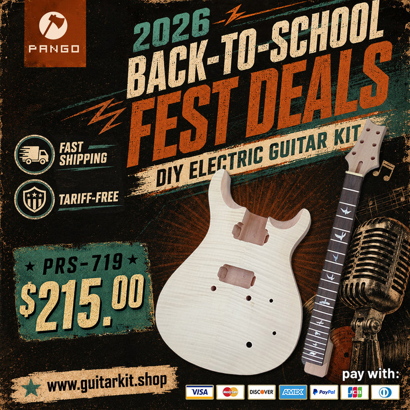 PRS Style DIY Electric Guitar Kit (PRS-719F, Fast Shipping, Tariff-free)