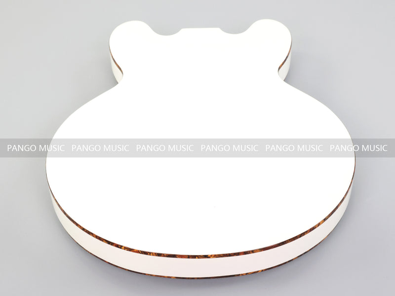 Pango Music 4 String Semi Hollow 335 Style DIY Electric Bass Guitar Kit (19574, Limited Edition)