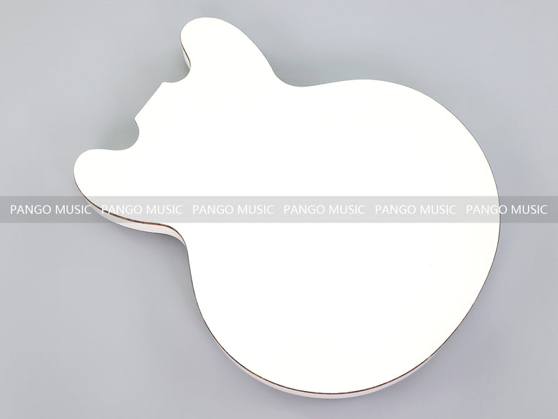 Pango Music 4 String Semi Hollow 335 Style DIY Electric Bass Guitar Kit (19574, Limited Edition)