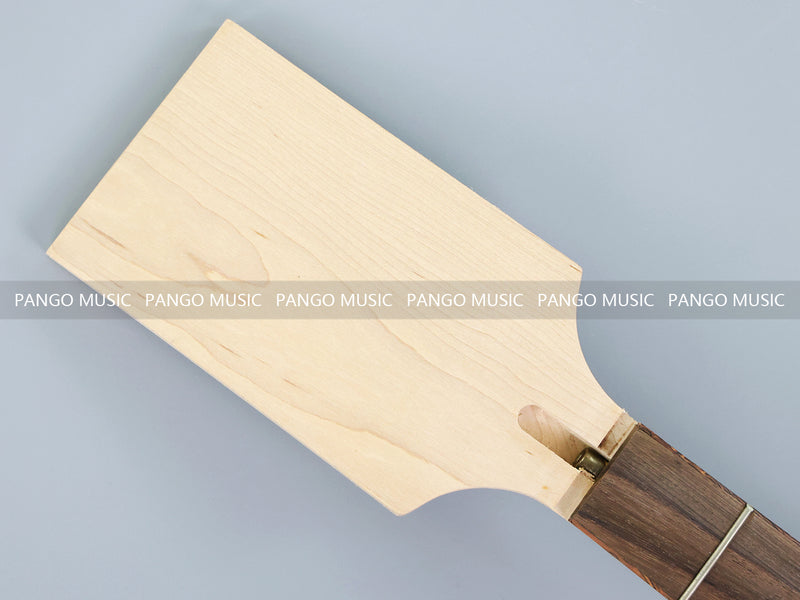 Pango Music 4 String Semi Hollow 335 Style DIY Electric Bass Guitar Kit (19574, Limited Edition)
