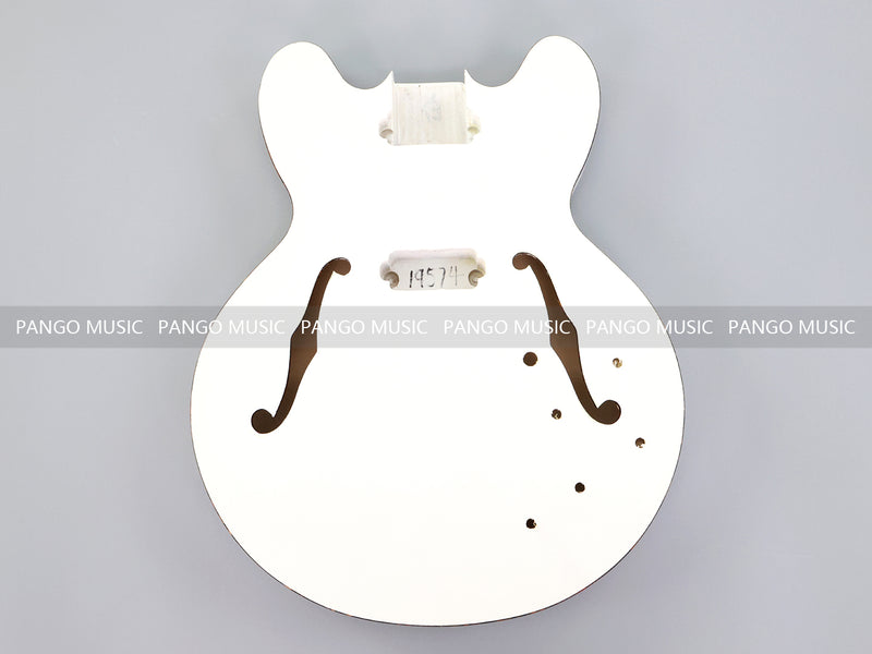 Pango Music 4 String Semi Hollow 335 Style DIY Electric Bass Guitar Kit (19574, Limited Edition)