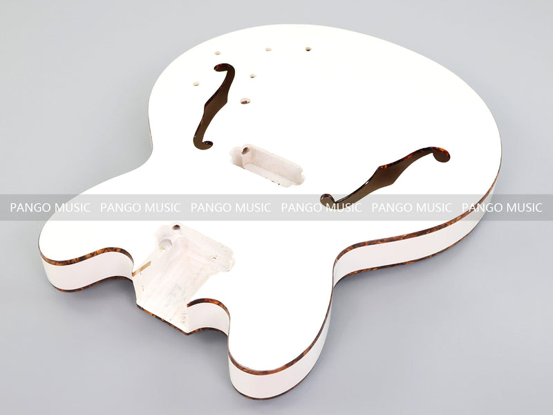 Pango Music 4 String Semi Hollow 335 Style DIY Electric Bass Guitar Kit (19574, Limited Edition)