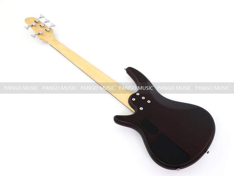 Pango Music 5 String Alder Body Electric Bass Guitar with Satin Black Finish (LEB-453)