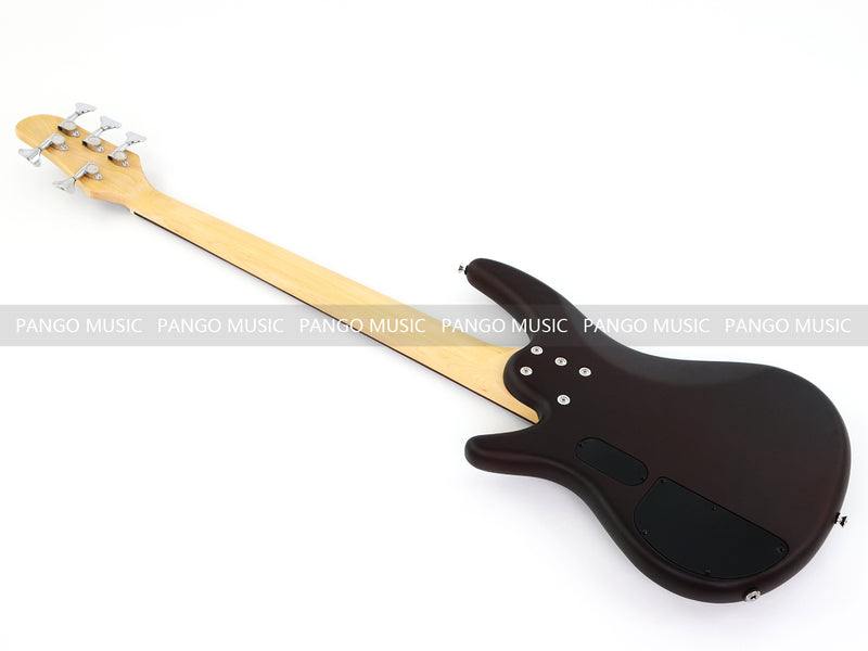 Pango Music 5 String Alder Body Electric Bass Guitar with Satin Black Finish (LEB-453)