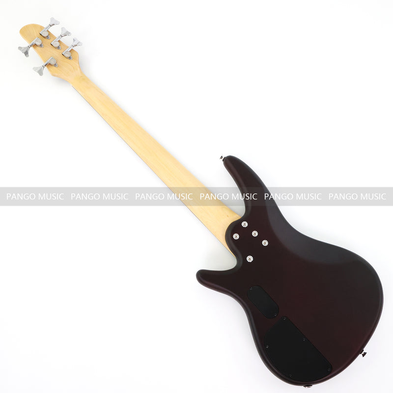 Pango Music 5 String Alder Body Electric Bass Guitar with Satin Black Finish (LEB-453)