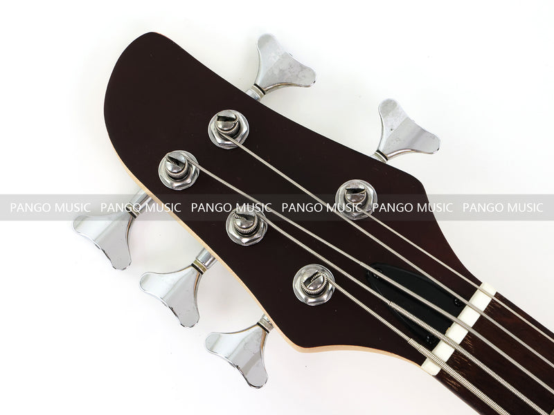Pango Music 5 String Alder Body Electric Bass Guitar with Satin Black Finish (LEB-453)