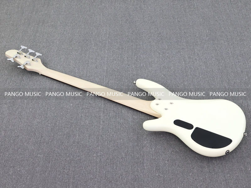 Pango Music 5 String Alder Body Electric Bass Guitar with Satin Ivory Finish (LEB-451)