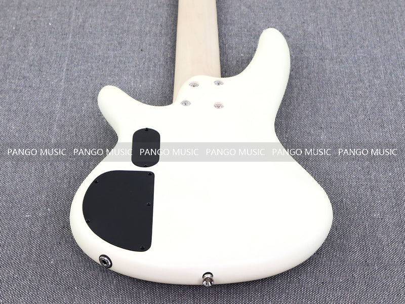 Pango Music 5 String Alder Body Electric Bass Guitar with Satin Ivory Finish (LEB-451)