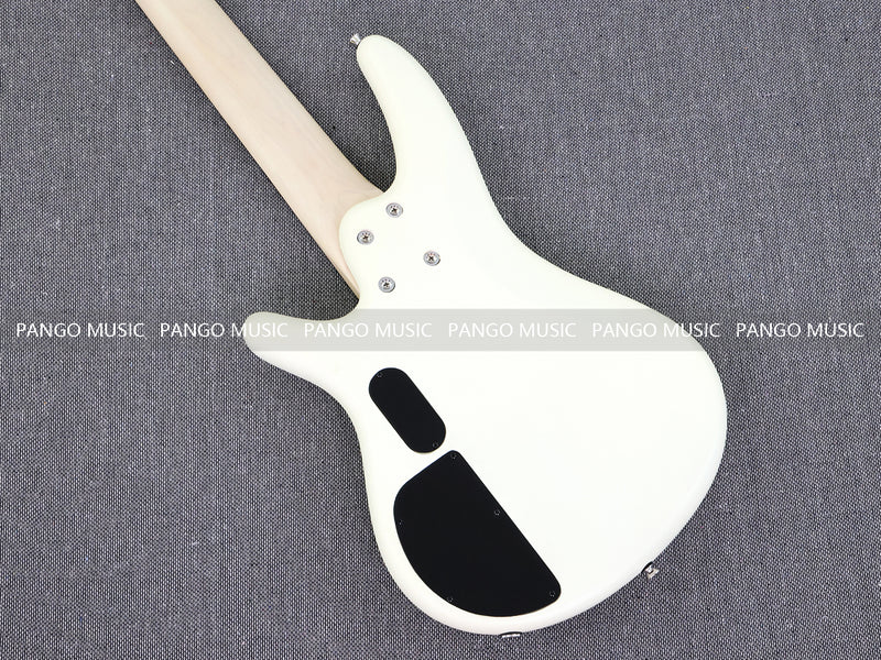 Pango Music 5 String Alder Body Electric Bass Guitar with Satin Ivory Finish (LEB-451)