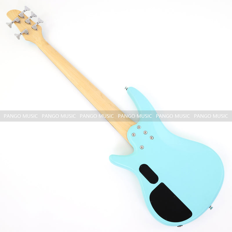 Pango Music 5 String Alder Body Electric Bass Guitar with Satin Mint Green Finish (LEB-450)