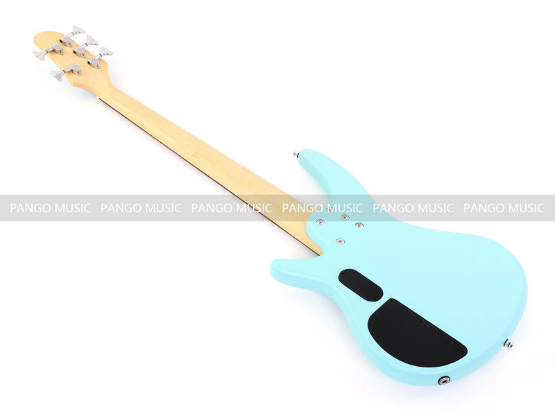 Pango Music 5 String Alder Body Electric Bass Guitar with Satin Mint Green Finish (LEB-450)