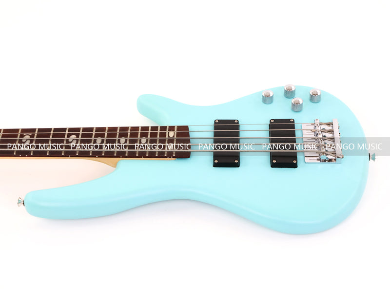 Pango Music 5 String Alder Body Electric Bass Guitar with Satin Mint Green Finish (LEB-450)