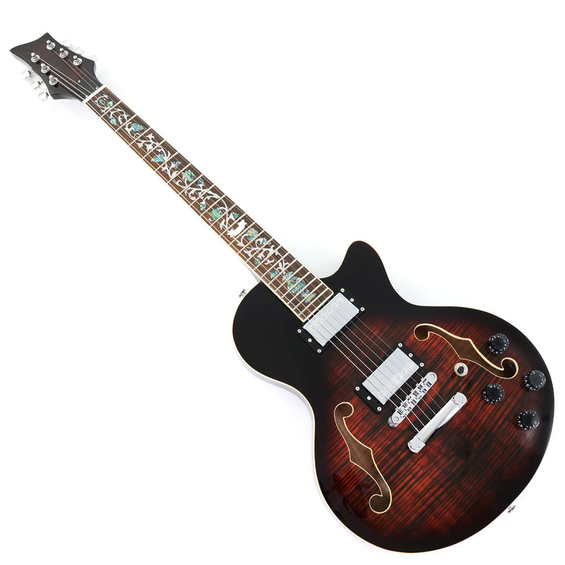 Pango Music 6-String Semi-Hollow Body Electric Guitar (YMZ-230-6)