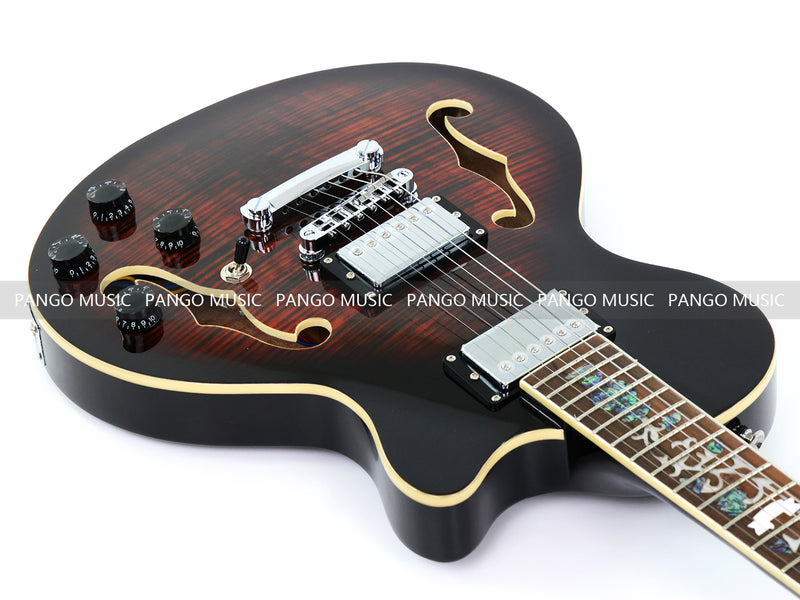 Pango Music 6-String Semi-Hollow Body Electric Guitar (YMZ-230-6)