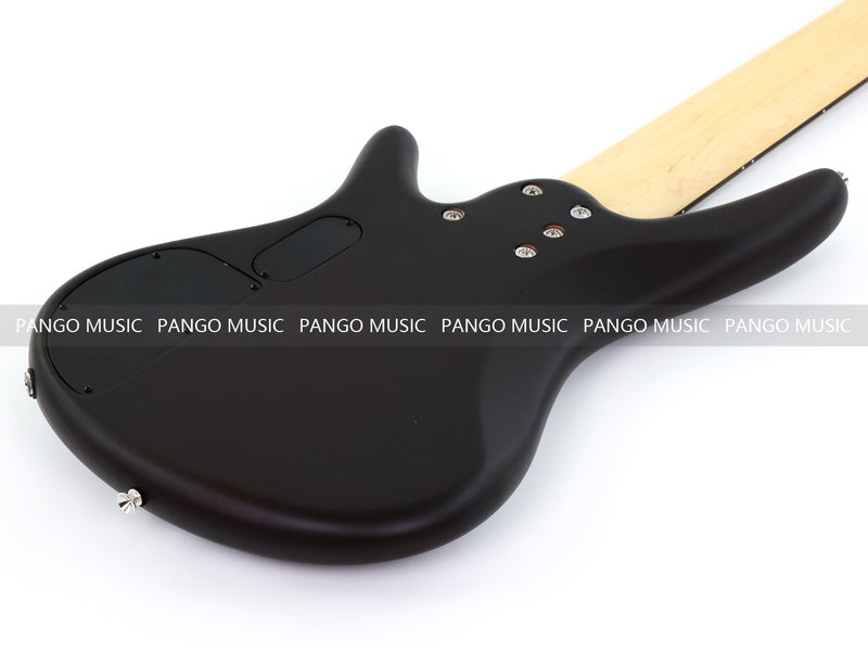 Pango Music 6 String Alder Body Electric Bass Guitar with Satin Black Finish (LEB-480)