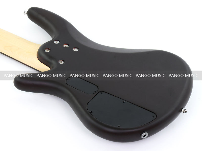 Pango Music 6 String Alder Body Electric Bass Guitar with Satin Black Finish (LEB-480)