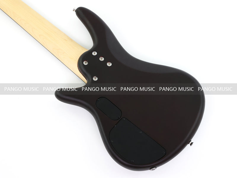 Pango Music 6 String Alder Body Electric Bass Guitar with Satin Black Finish (LEB-480)