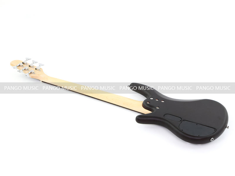 Pango Music 6 String Alder Body Electric Bass Guitar with Satin Black Finish (LEB-480)