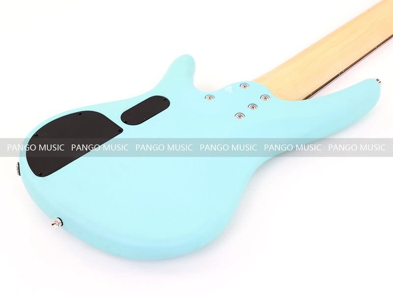 Pango Music 6 String Alder Body Electric Bass Guitar with Satin Mint Green Finish (LEB-481)