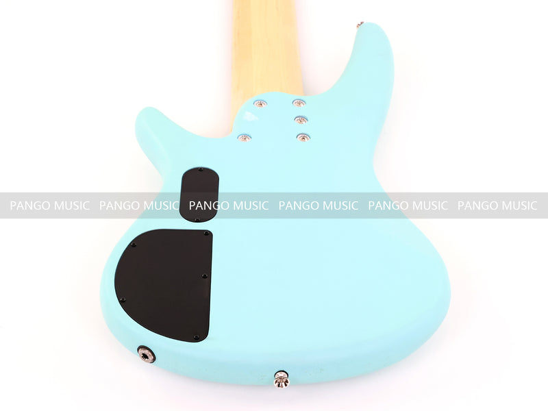 Pango Music 6 String Alder Body Electric Bass Guitar with Satin Mint Green Finish (LEB-481)