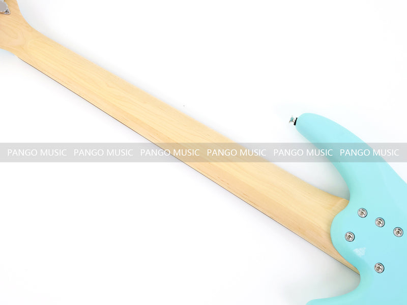 Pango Music 6 String Alder Body Electric Bass Guitar with Satin Mint Green Finish (LEB-481)