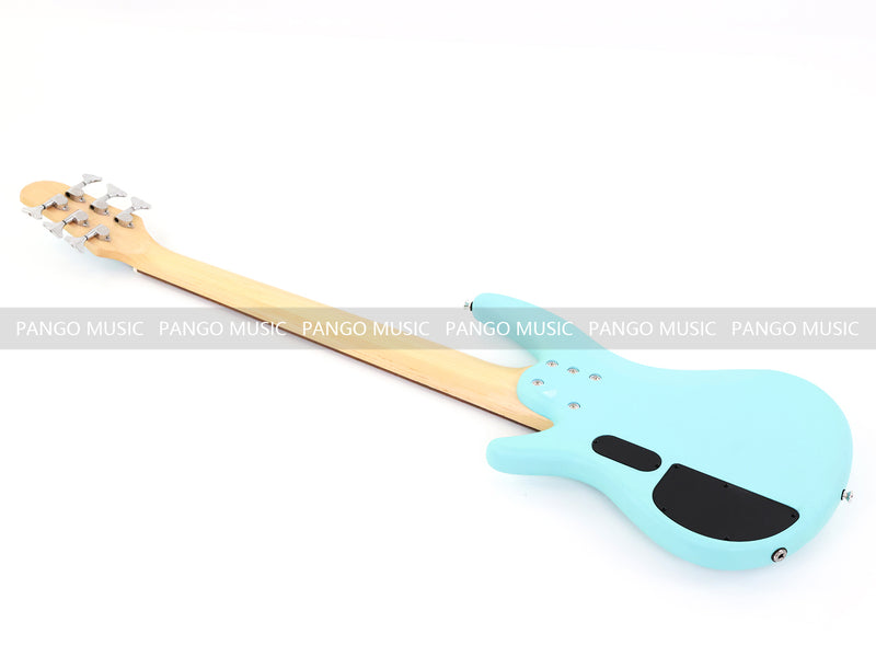 Pango Music 6 String Alder Body Electric Bass Guitar with Satin Mint Green Finish (LEB-481)