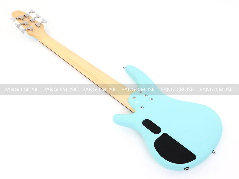 Pango Music 6 String Alder Body Electric Bass Guitar with Satin Mint Green Finish (LEB-481)