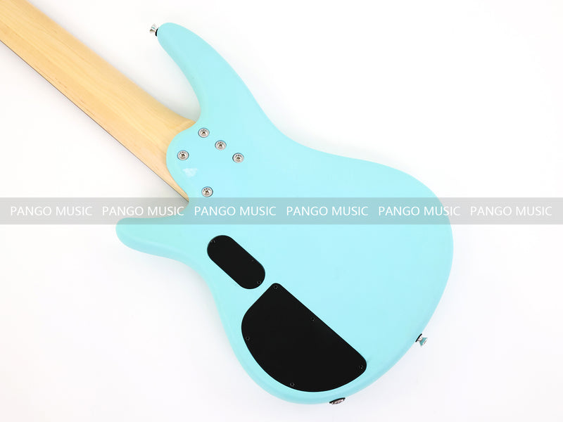 Pango Music 6 String Alder Body Electric Bass Guitar with Satin Mint Green Finish (LEB-481)