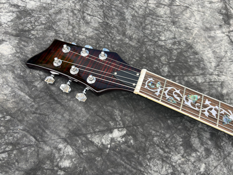 Pre-Sale Pango Music 6 String Semi-Hollow Body Electric Guitar (YMZ-230-6F, Fast Shipping, Tariff-free)