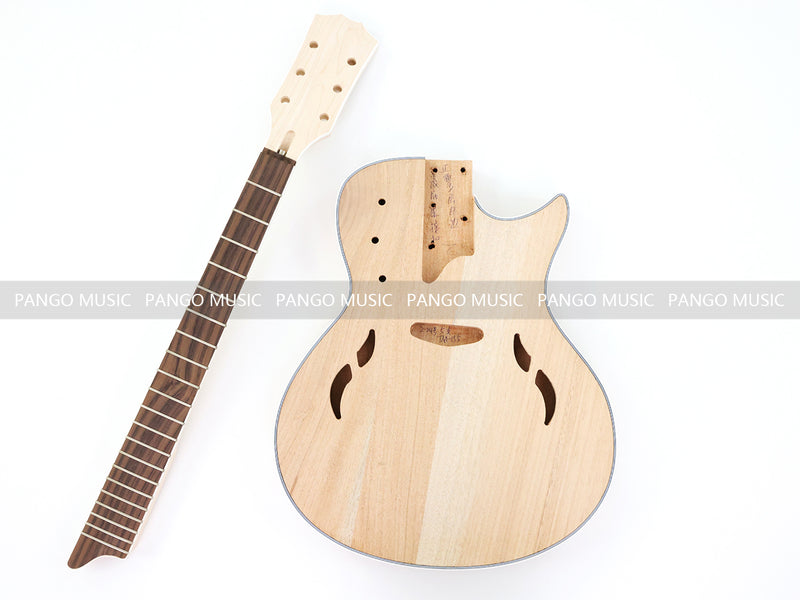 Pango Music 6 String Semi Hollow Body DIY Electric Guitar Kit (PTM-155)
