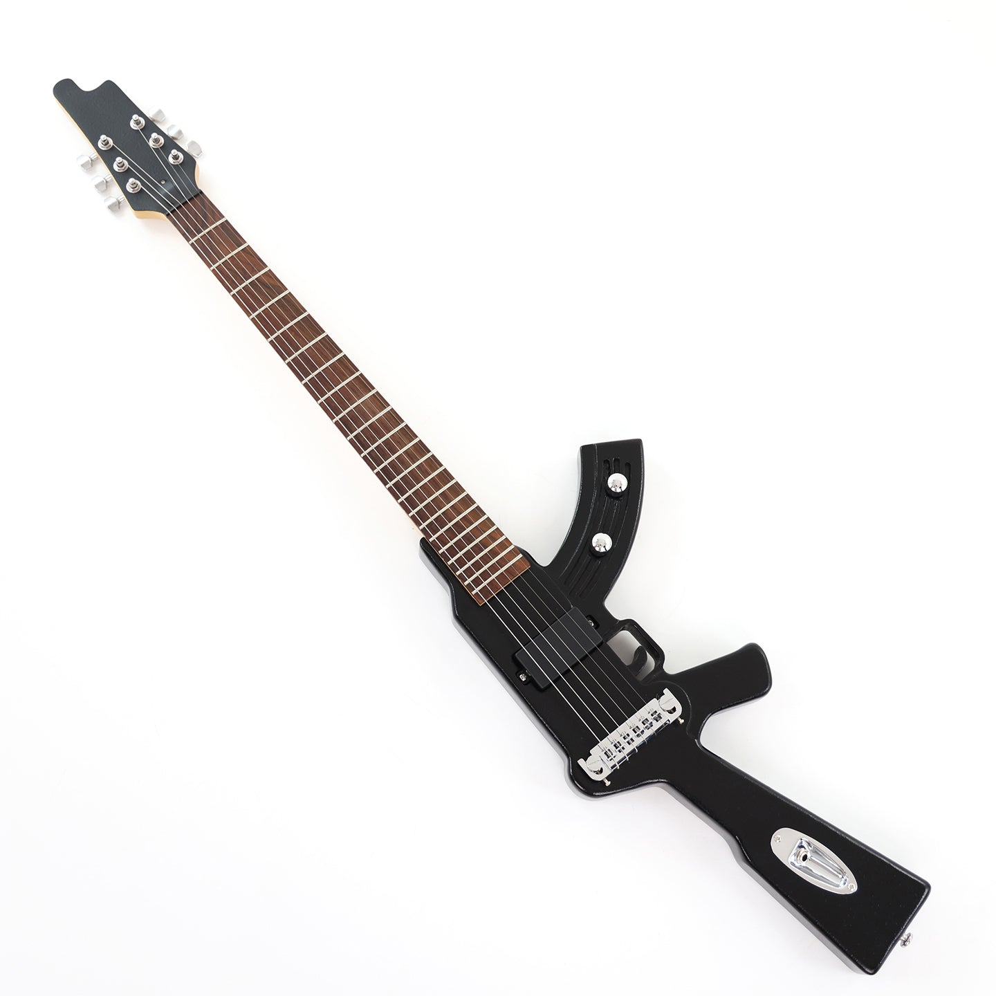 AK-47 Machine Gun Style Solid Body Electric Guitar (PQX-125X