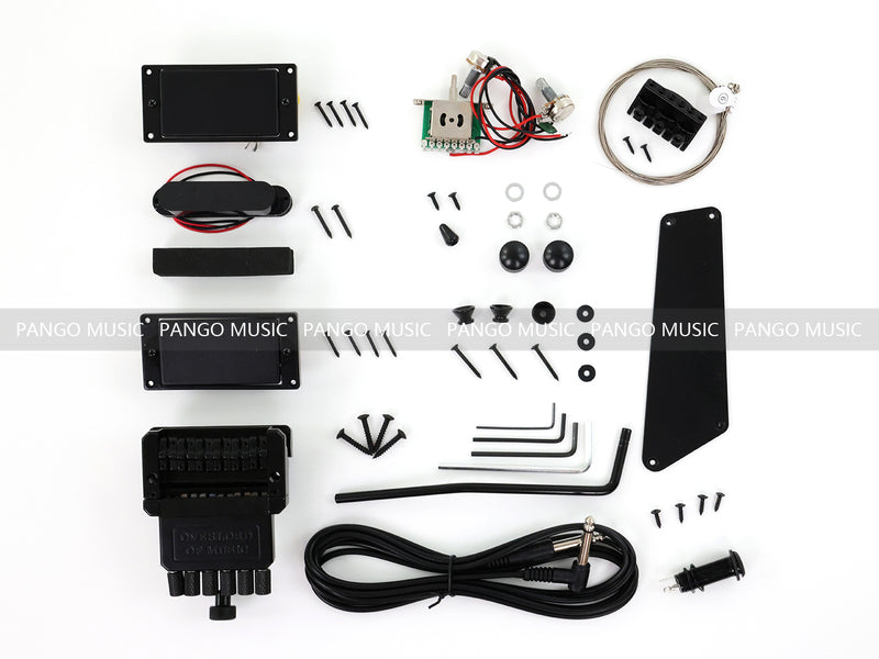 Pango Music Headless Electric Guitar Kit with Double Locking Tremolo (PWY-438X)
