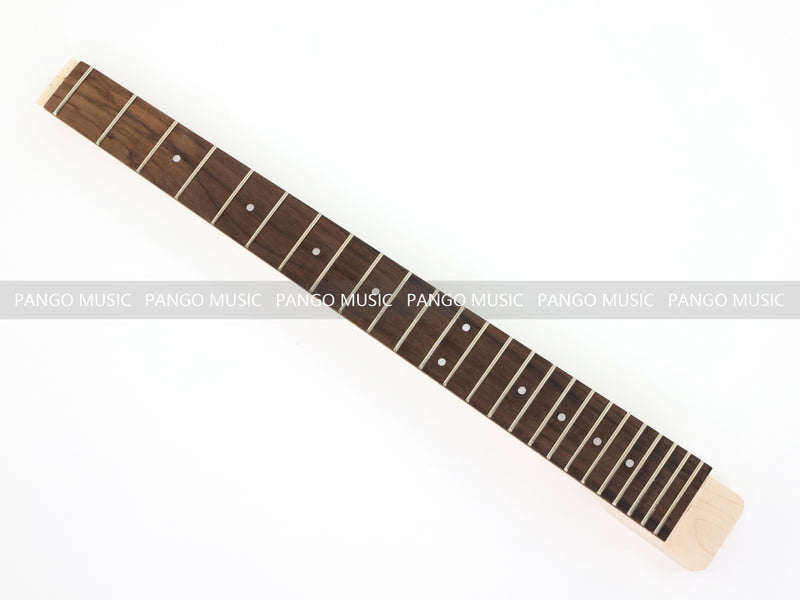Pango Music Headless Electric Guitar Kit with Double Locking Tremolo & Spalted Maple Top (PWY-337)