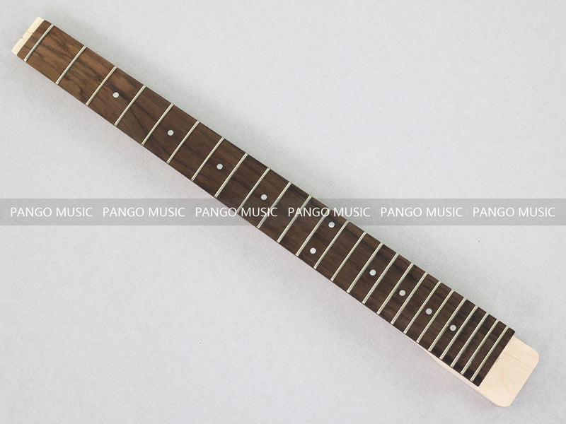 Pango Music Headless Electric Guitar Kit with Double Locking Tremolo & Spalted Maple Top (PWY-337)