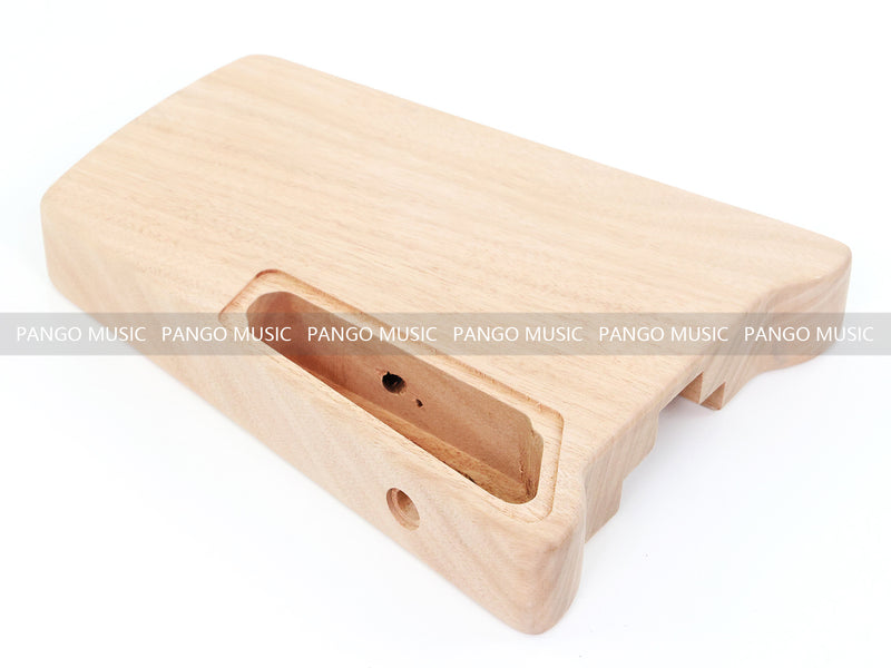 Pango Music Headless Electric Guitar Kit with Double Locking Tremolo & Spalted Maple Top (PWY-337)