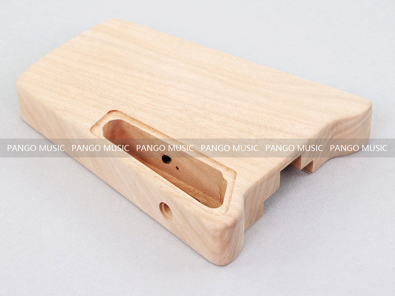 Pango Music Headless Electric Guitar Kit with Double Locking Tremolo & Spalted Maple Top (PWY-337)