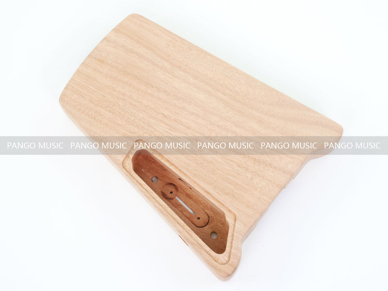 Pango Music Headless Electric Guitar Kit with Double Locking Tremolo & Spalted Maple Top (PWY-337)