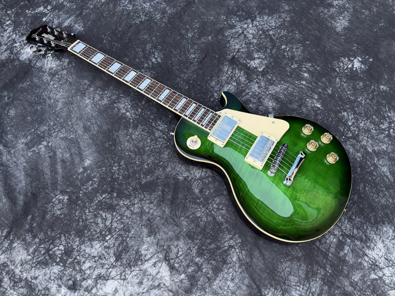 Pango Music LP Standard Style Gloss Green Electric Guitar (YMZ-025X)