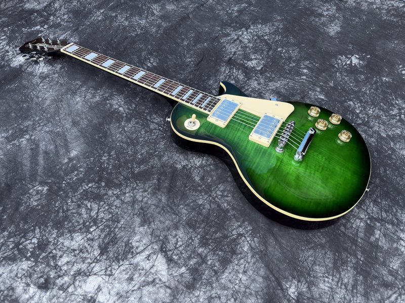 Pango Music LP Standard Style Gloss Green Electric Guitar (YMZ-025X)