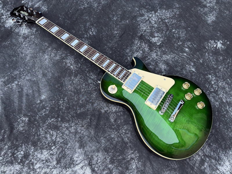 Pango Music LP Standard Style Gloss Green Electric Guitar (YMZ-025X)