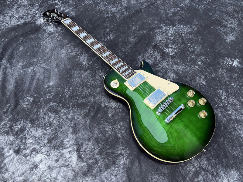 Pango Music LP Standard Style Gloss Green Electric Guitar (YMZ-025X)