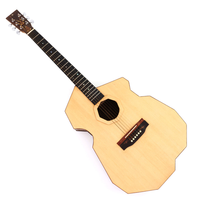 Pango Music Mortise-Tenon Joinery All-Solid Acoustic Guitar with Unique Geometric Body (MT-850, Limited Edition)