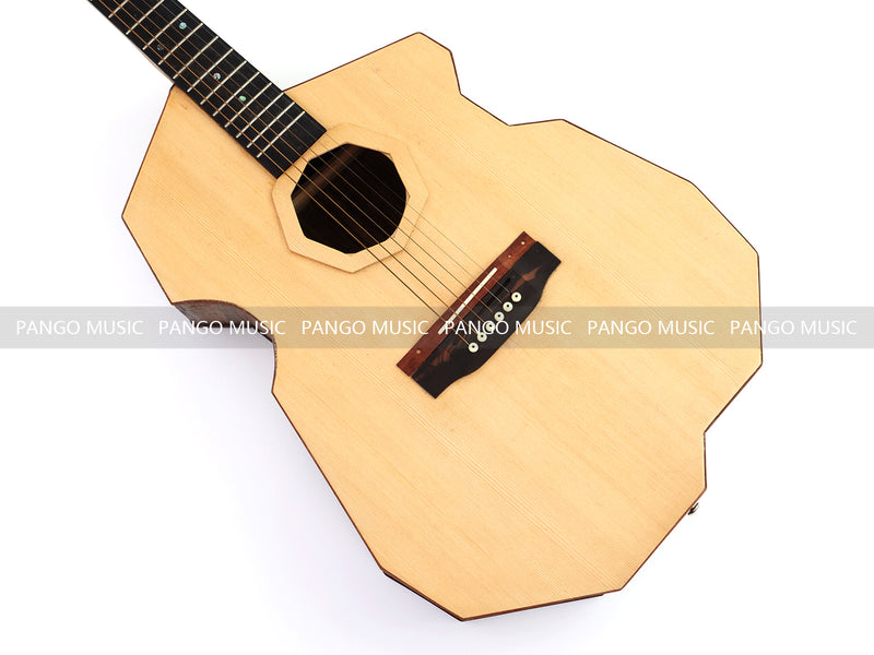Pango Music Mortise-Tenon Joinery All-Solid Acoustic Guitar with Unique Geometric Body (MT-850, Limited Edition)
