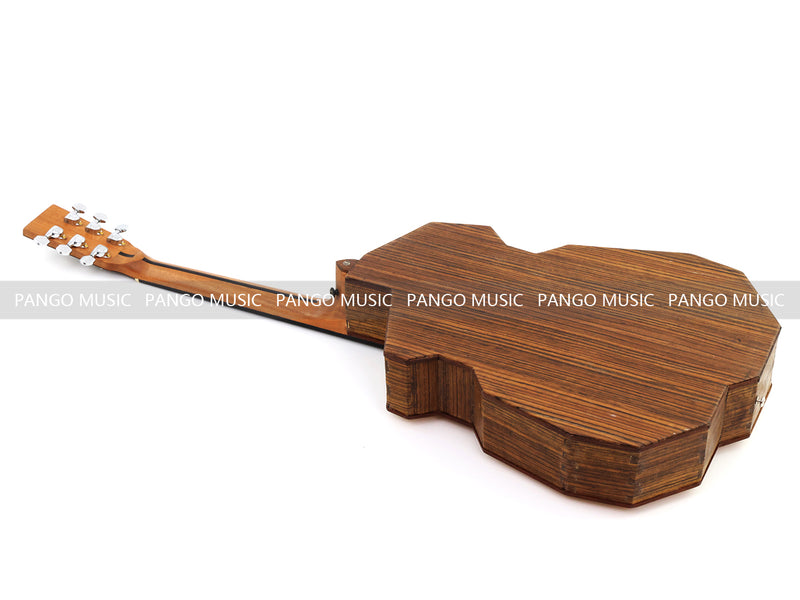 Pango Music Mortise-Tenon Joinery All-Solid Acoustic Guitar with Unique Geometric Body (MT-850, Limited Edition)