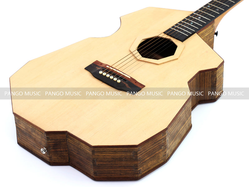 Pango Music Mortise-Tenon Joinery All-Solid Acoustic Guitar with Unique Geometric Body (MT-850, Limited Edition)