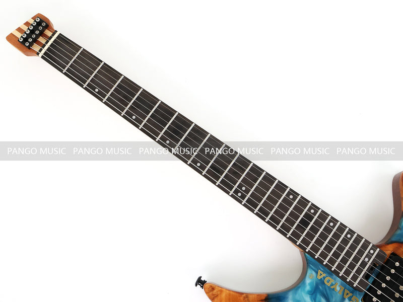 Pango Music New Headless ResinBurl Body Electric Guitar (PTH-087S-06)